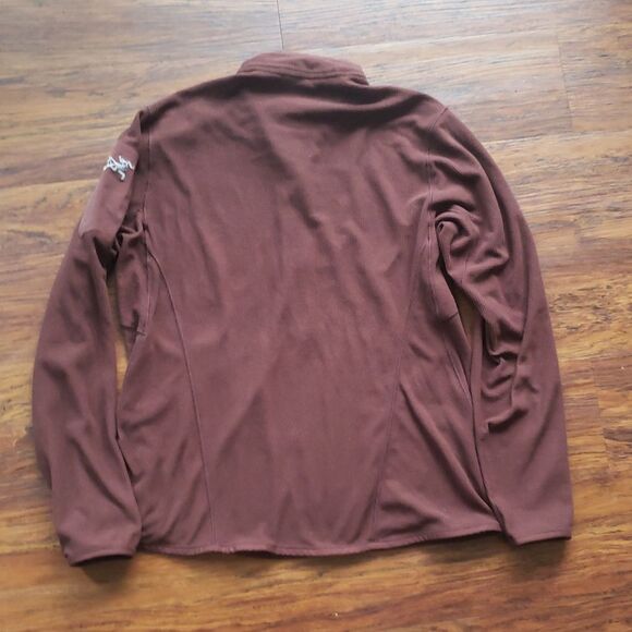 Arcteryx Womens Brown Chic Feminine Athleisure Outdoor Half Zip Pullover Size L - Picture 6 of 6